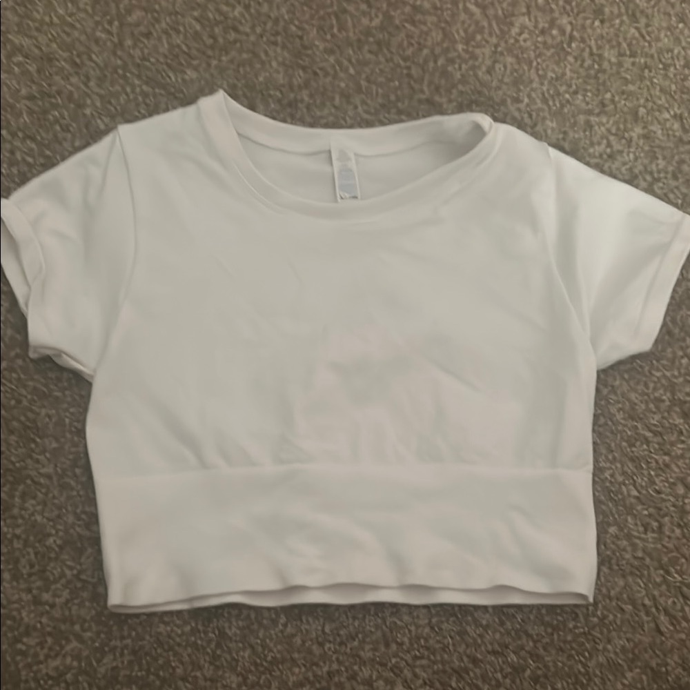 Aerie White Crop Top